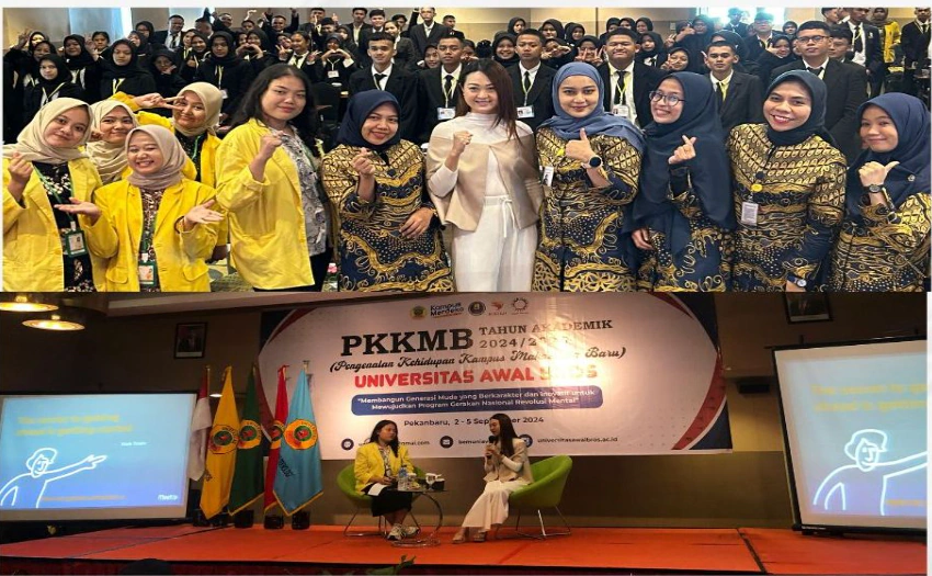 Tema tentang Entrepreneurship juga hadir di PKKMB UAB yang di sampaikan oleh Shiella Priscilla